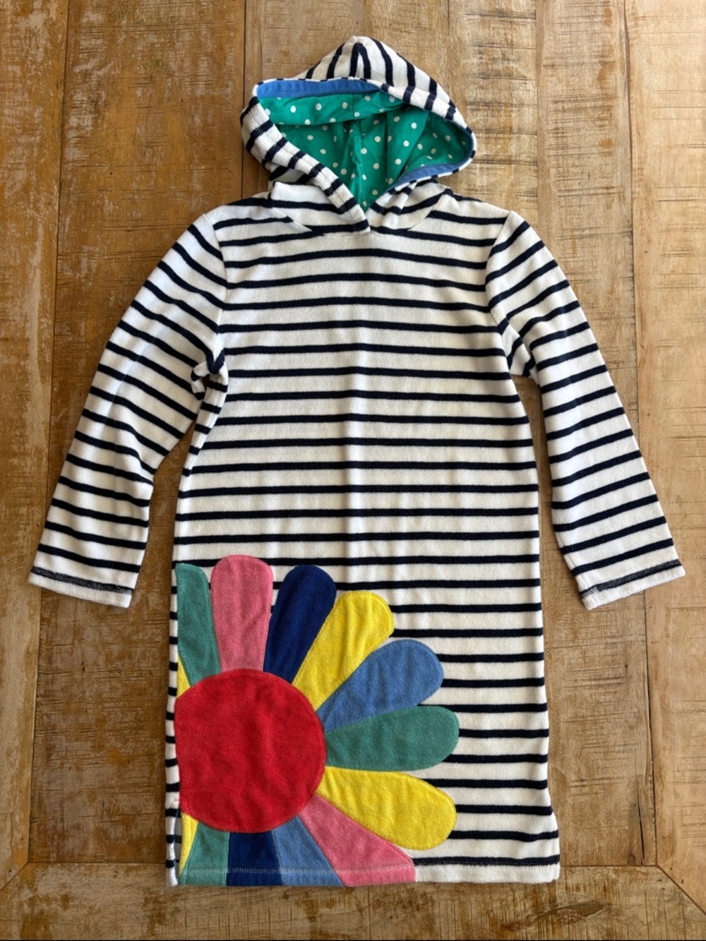 NWOT Mini Boden Girls Swim Coverup size 9-10Y